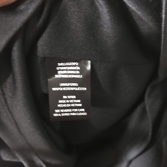 SOLD Nicole Miller Vintage Black Dress Pearl - Picture 7 of 7